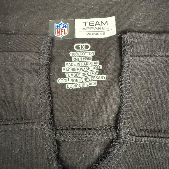 NFL Team Apparel Womens/Raiders, size 1X NWT - Picture 3 of 4